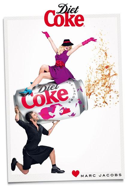 MARC JACOBS AND GINTA LAPINA FOR DIET COKE CAMPAIGN