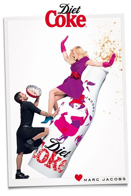 MARC JACOBS AND GINTA LAPINA FOR DIET COKE CAMPAIGN