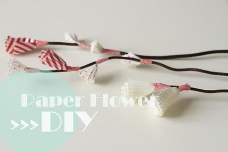 PAPER SPRING FLOWER DIY.