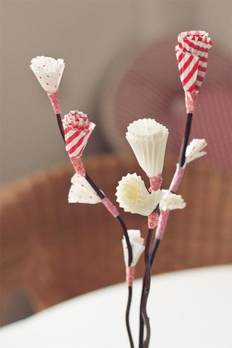 PAPER SPRING FLOWER DIY.