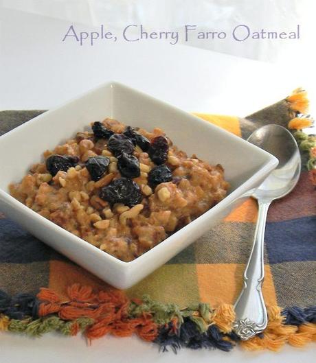 Apple Cherry Breakfast Farro