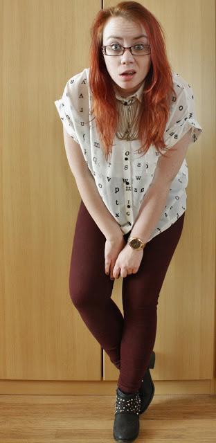 Outfit post #2 - ABC as easy as 1, 2, 3...