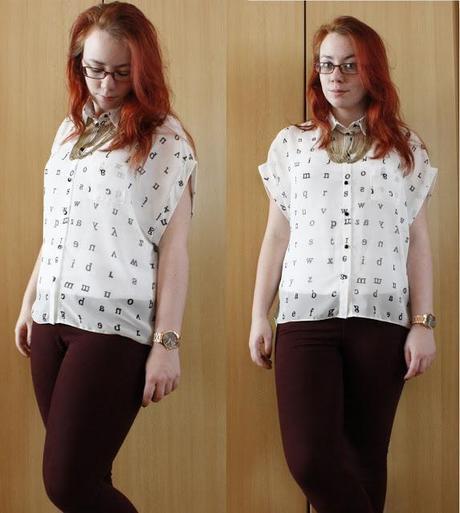 Outfit post #2 - ABC as easy as 1, 2, 3...