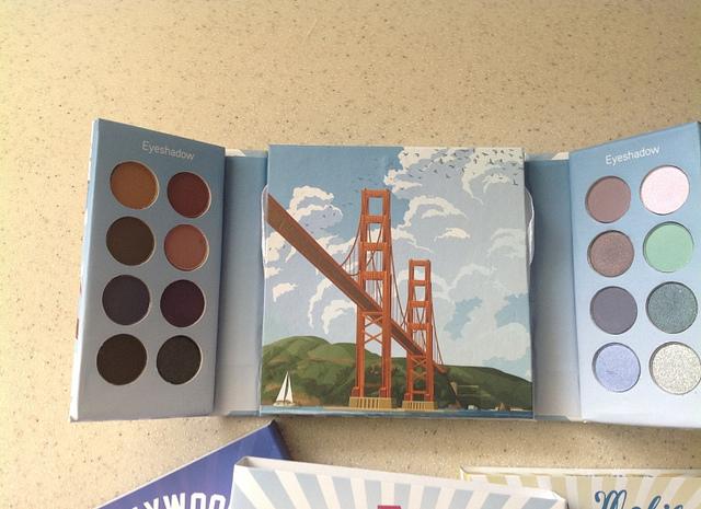 BH Cosmetics California Palettes: San Francisco Review and Swatches