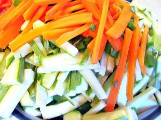 Tikka Masala and Stir-fried Vegetables with Cashews
