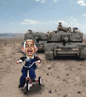 Obama visits troops