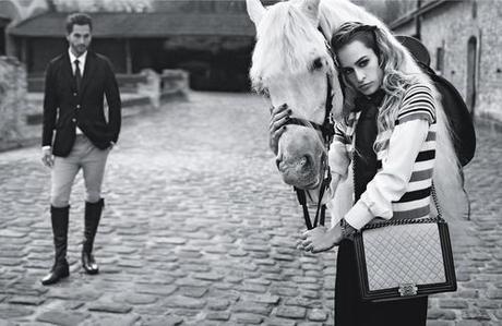 Chanel Boy Handbags Spring/Summer 2013 Ad Campaigns
Alice Dellal...