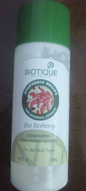 Biotique Berberry Refreshing Cleansing Lotion - Review