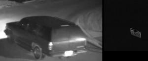 Appliance Thief get away car and tags