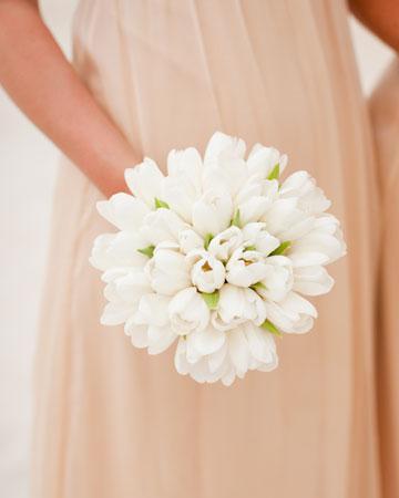 Classic White Bouquet, white tulip bouquet, white tulips, tulip bouquet spring wedding