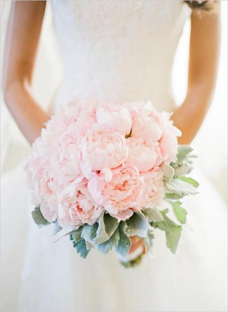 Pink Peony Wedding Bouquet, pale pink wedding bouquet, peony wedding bouquet