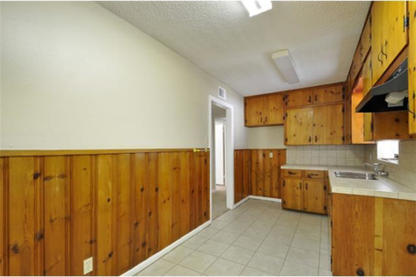 For me, knotty pine is beautiful in small doses. The original kitchen had more than what I prefer. 