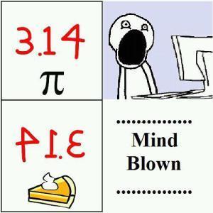 3.14 = Pie Mind Blown