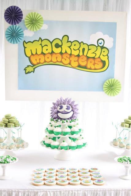 Moshi Monsters themed birthday by Crumbs of Comfort Cake Design