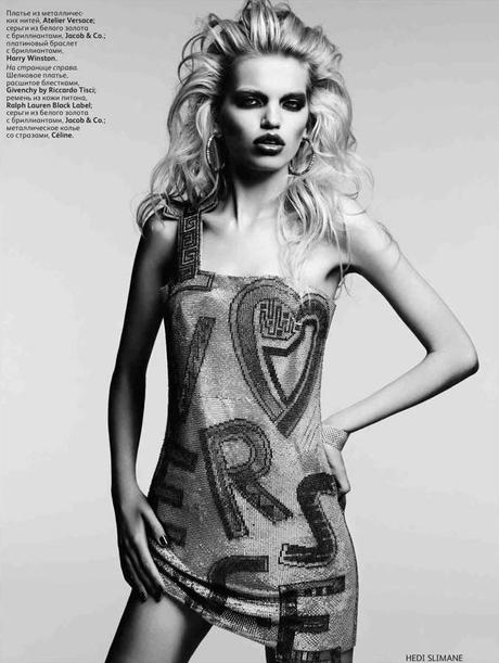 Daphne Groeneveld by Hedi Slimane for Vogue Russia April 2012 4
