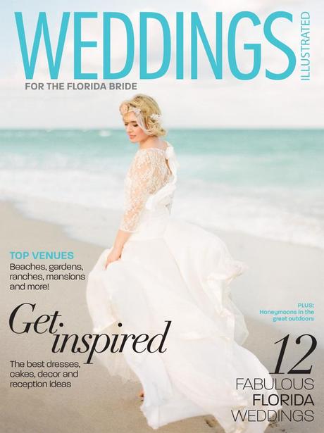 Our Vizcaya Museums & Gardens photography showcased in Weddings Illustrated magazine // Miami Wedding Photographer