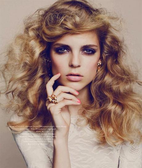 Alberte Wibrand By Katrine Rohrberg For Elle Denmark March 2013