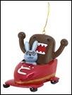 Domo and Friends in Bobsled Ornament