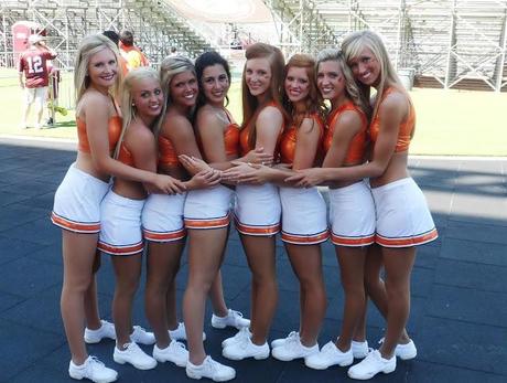 Oklahoma State Cheerleaders Make Orange Sexy