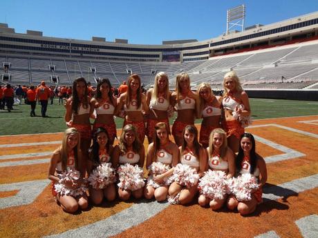 Oklahoma State Cheerleaders Make Orange Sexy