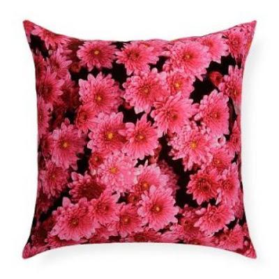 Cushion Covers with 3D Flowers