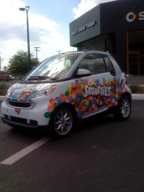 Smarties Smart Car