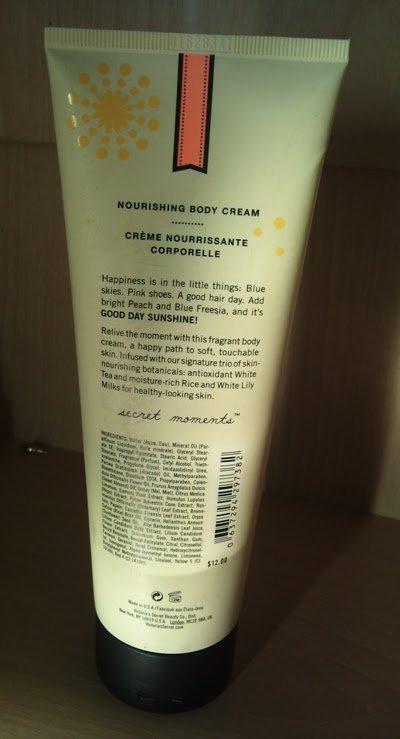 Victoria's Secret Good Day Sunshine Body Cream review