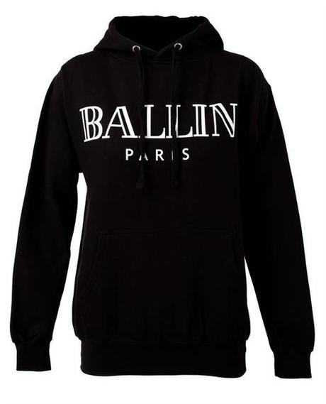 BRIAN LICHTENBERG ‘Ballin’ Cotton Hooded Sweatshirt and...