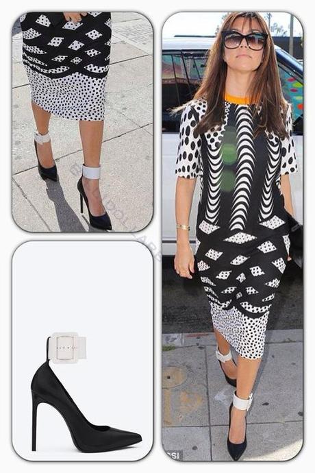 Kourtney Kardashian out and about in LA in Saint Laurent...