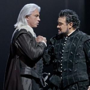 Dmitri Hvorostovky & Ramon Vargas (Ken Howard / Met Opera)