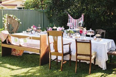 A Garden High Tea Party for a Baby Shower by Captured with Love Photography