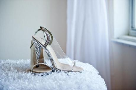 wedding shoes clear