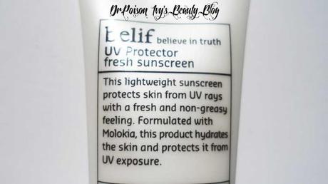 Belif UV Protector Fresh Sunscreen Spf 50 Review