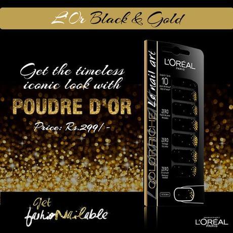 L’Oreal Paris Le Nail Art stickers Disco Diamond And Poudre D'or review
