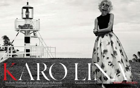 KAROLINA KURKOVA FOR VOGUE GERMANY’S APRIL ISSUE