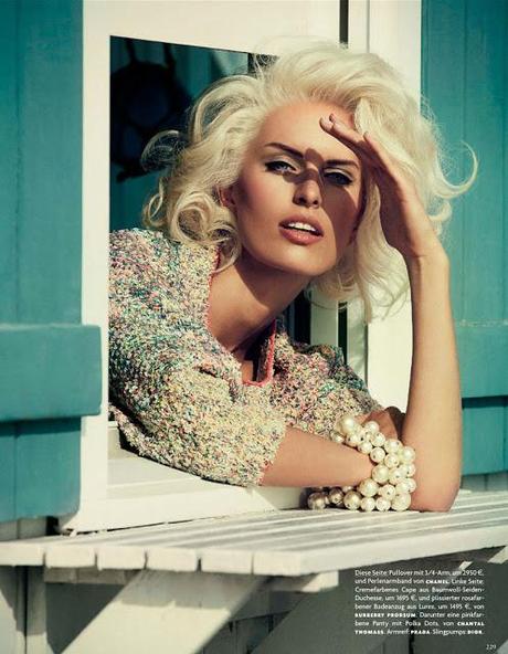 KAROLINA KURKOVA FOR VOGUE GERMANY’S APRIL ISSUE