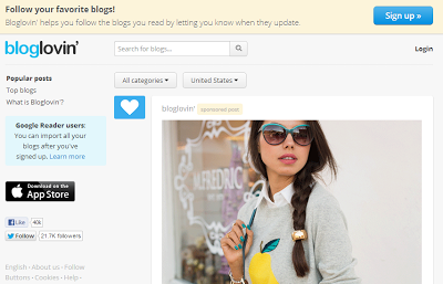 Bloglovin'; I made the switch