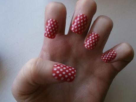 Vintage polka-dot | NOTD