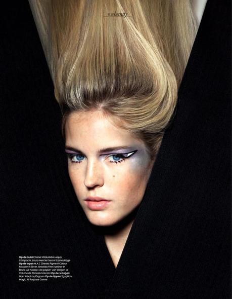 Linnea Regnander by Sabrina Bongiovanni for Elle Netherlands March 2013 2