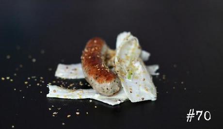 Nürnberger sausage with fennel coleslaw & mustard #70