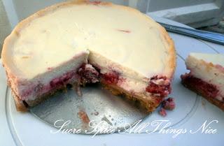 Strawberry Quark Cheesecake