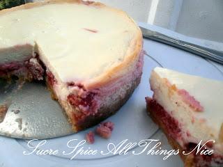 Strawberry Quark Cheesecake