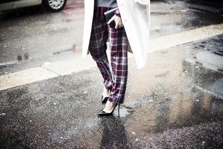 plaid trousers street style via rodeo magazine