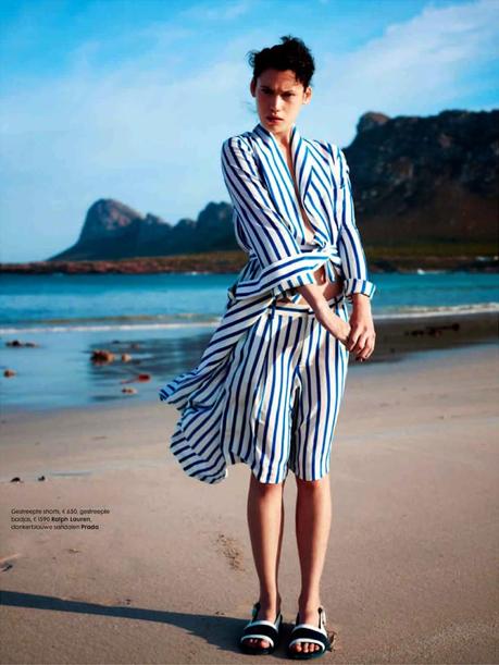Emily Meuleman by Barrie Hullegie for Elle Netherlands March 2013