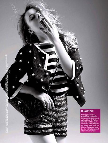 Luize Salmgrieze by Bruno Ripoche for Glamour Germany April 2013 4