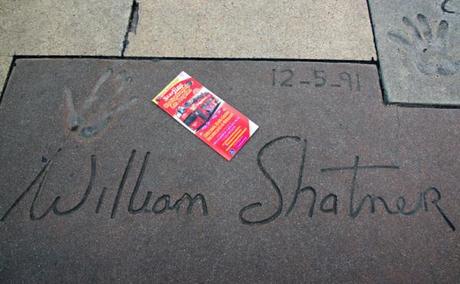 William Shatner Signature Chinese Theater Hollywood