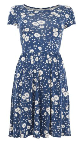 Floral blue dress - £14.99