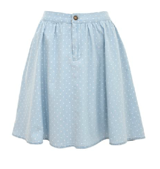 Blue spot skirt - £16.99