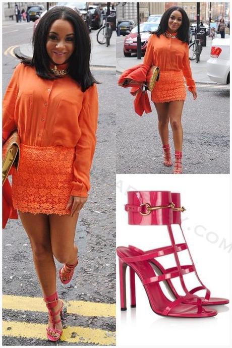 Chelsee Healey headed to a brunch party at Rio Ferdinand’s...