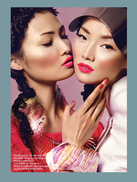 Sung Hee Kim, Wang Xiao & Jay Shin for Elle Vietnam March...